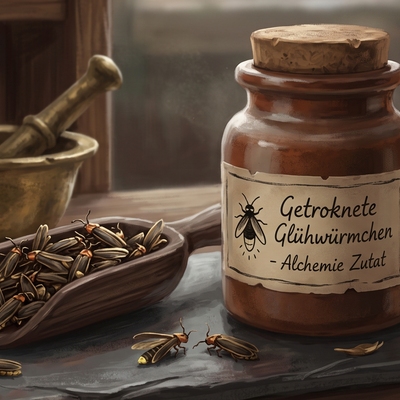 Getrocknete Leuchtkäfer
