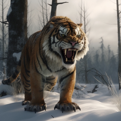 Brauner Tiger