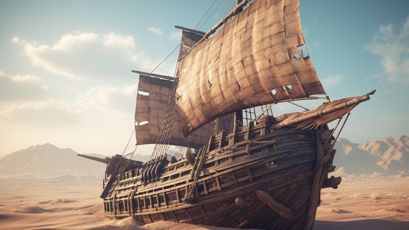 Das Schiff in der Wüste