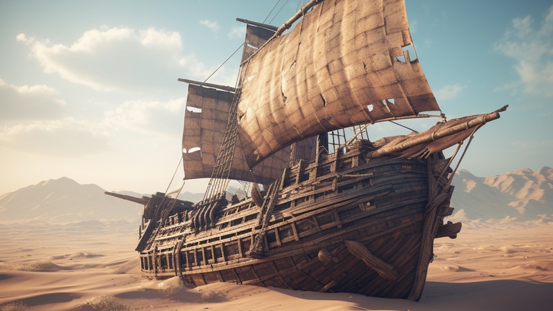 Das Schiff in der Wüste
