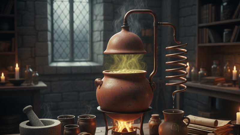 Gerätschaften des Alchemisten