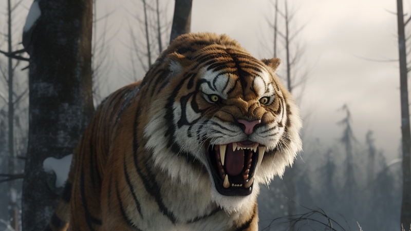 Brauner Tiger