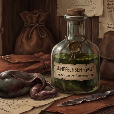 Sumpfechsen-Galle
