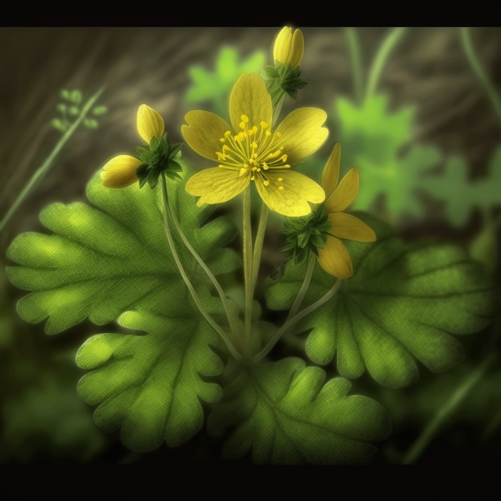 Greater celandine (Chelidonium majus)