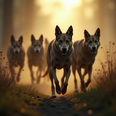 Wilder Hund