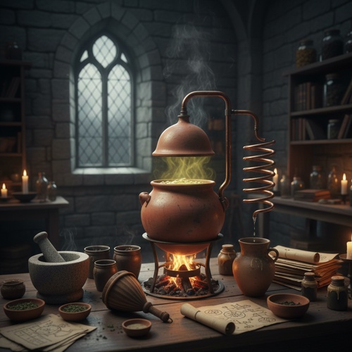 Gerätschaften des Alchemisten