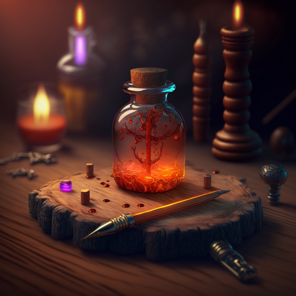 Troll blood vial
