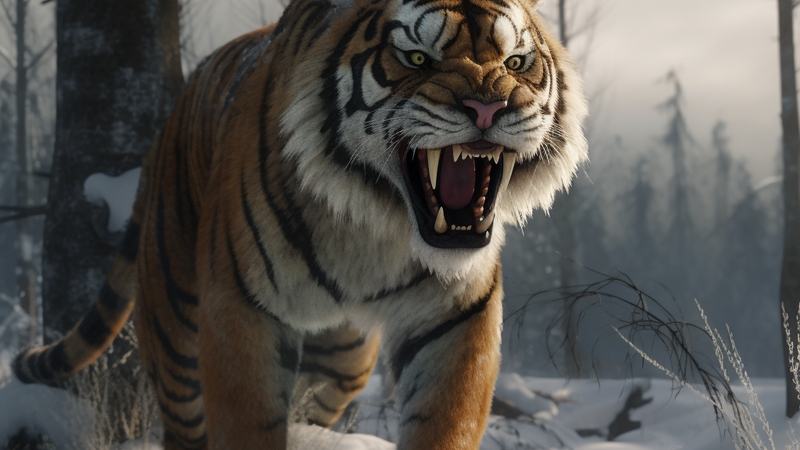Brauner Tiger
