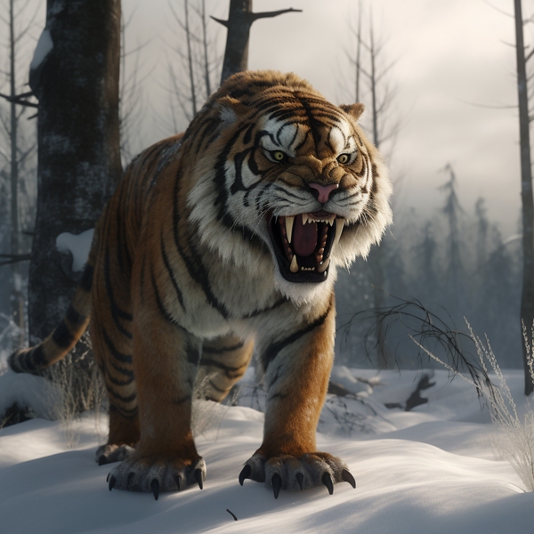 Brauner Tiger