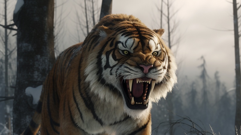 Brauner Tiger